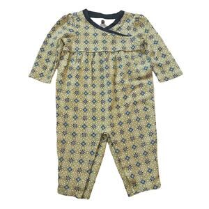 Tea Collection 100% Cotton Wrap Neck Romper 6-12M